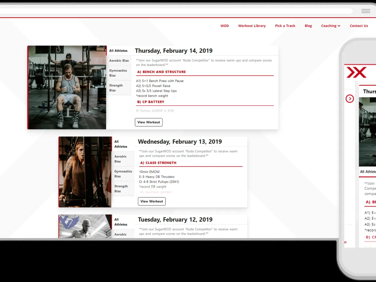 Homepage of Koda Competitor, archived