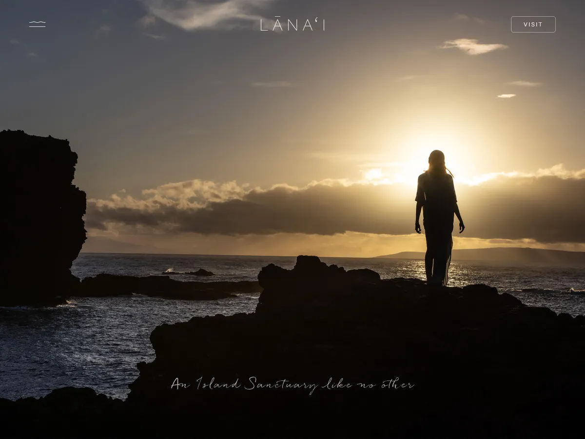 Homepage of Lāna'i