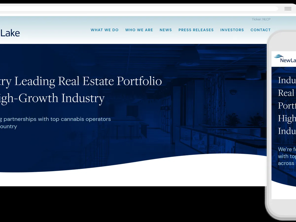 Homepage of NewLake Capital